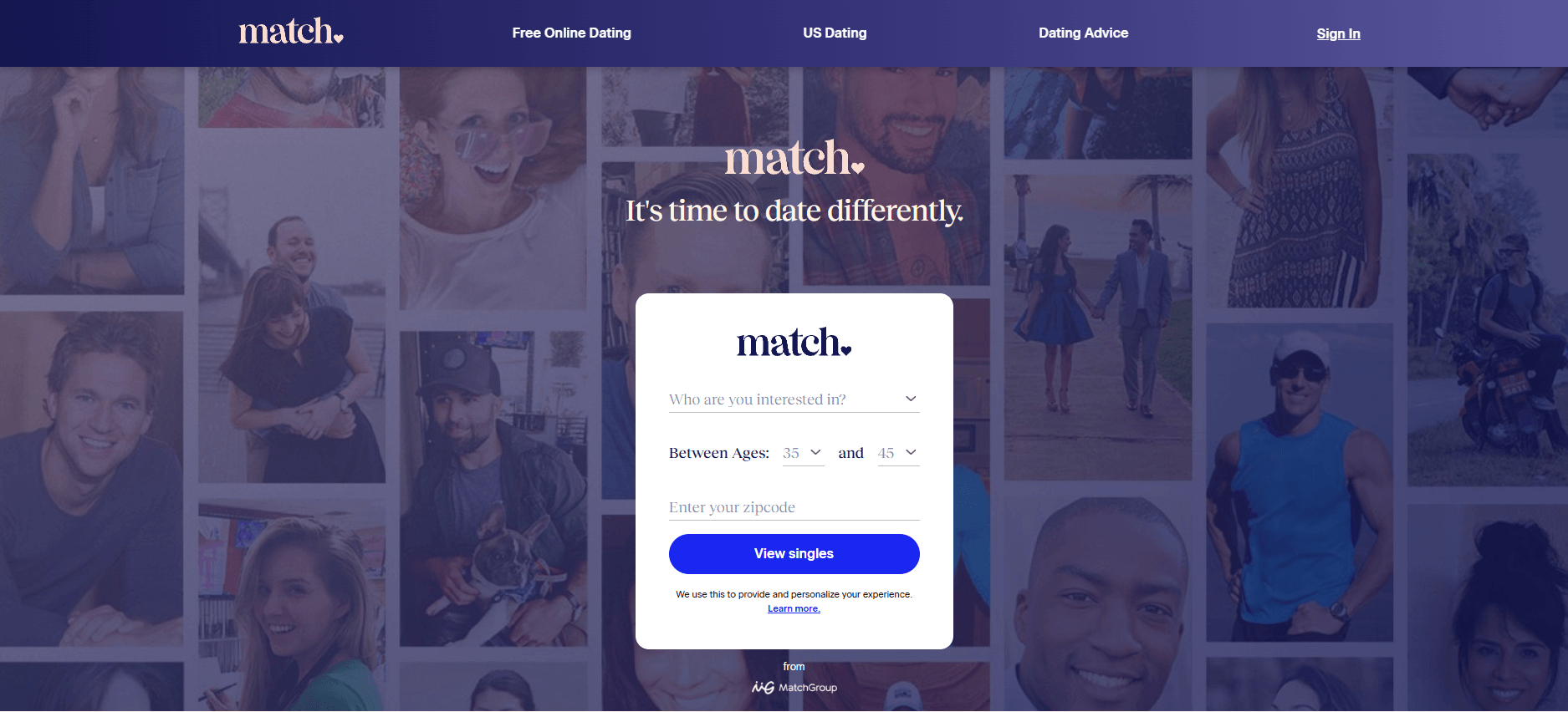 Match platform approach
