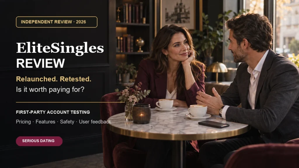 EliteSingles Review 2026: relaunched dating platform tested for pricing, features, safety and user feedback
